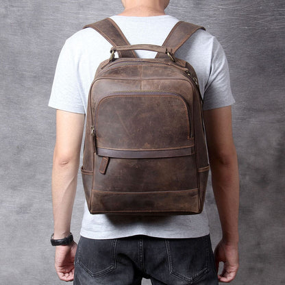 Rucksack aus echtem Leder | OXFORD