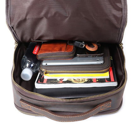 Leder-Laptop-Rucksack | LARVIK