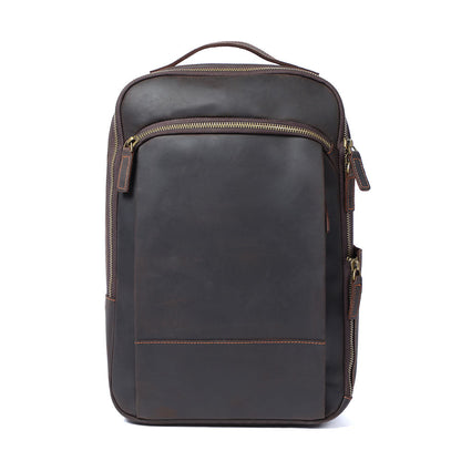 Leder-Laptop-Rucksack | LARVIK