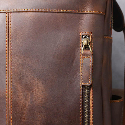 Brauner Lederrucksack | BIEFELD