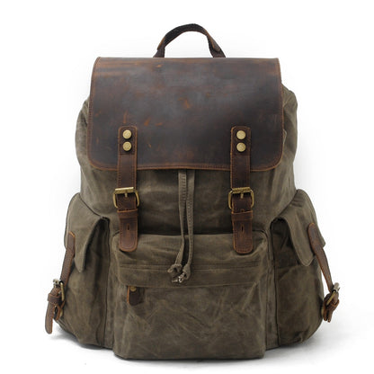 Rucksack aus gewachstem Canvas | COPENHAGEN