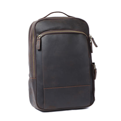 Leder-Laptop-Rucksack | LARVIK