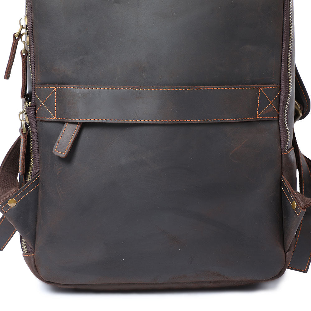 Leder-Laptop-Rucksack | LARVIK