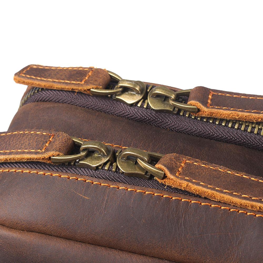 Brauner Lederrucksack | BIEFELD