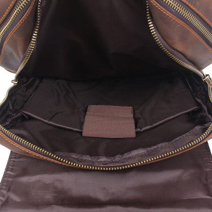 Brauner Lederrucksack | BIEFELD