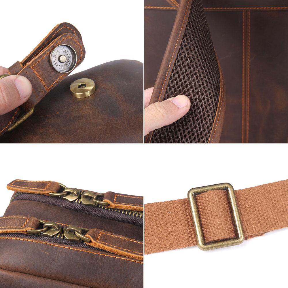 Brauner Lederrucksack | BIEFELD