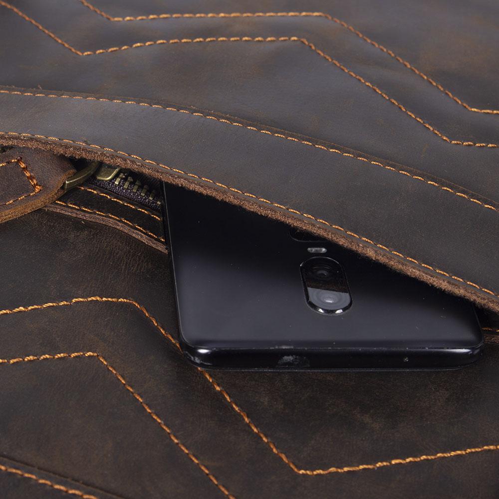 Leder-Laptoptasche | MOLDE