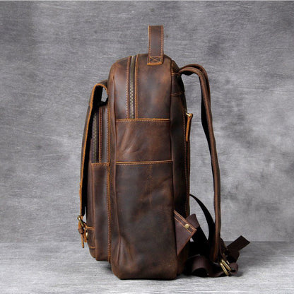 Rucksack aus hellbraunem Leder | MORITZ