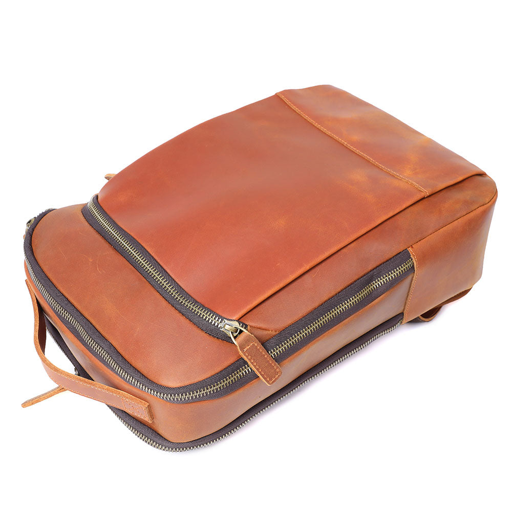 Leder-Laptop-Rucksack | LARVIK
