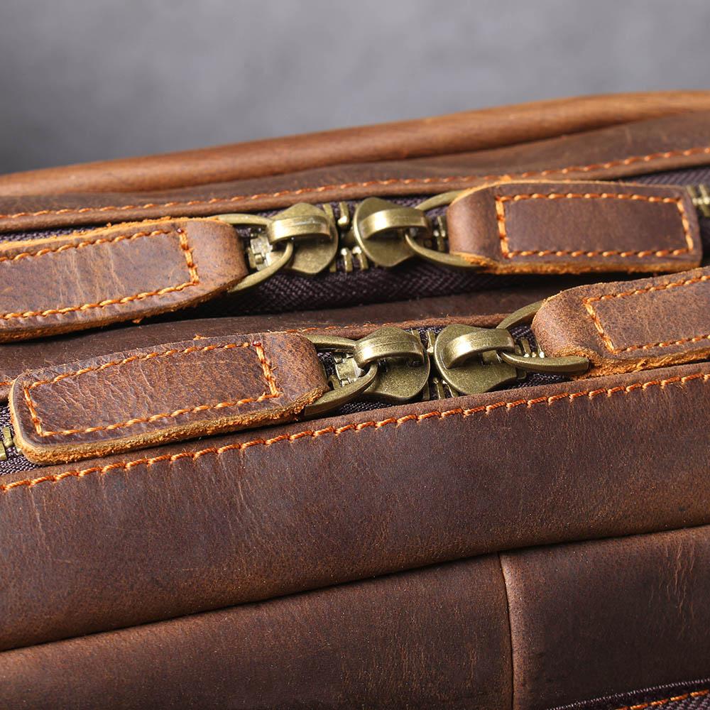 Brauner Lederrucksack | BIEFELD