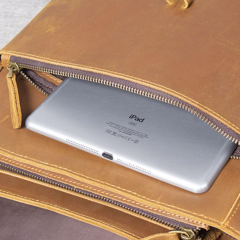 Leder-Businessrucksack | LUGANO