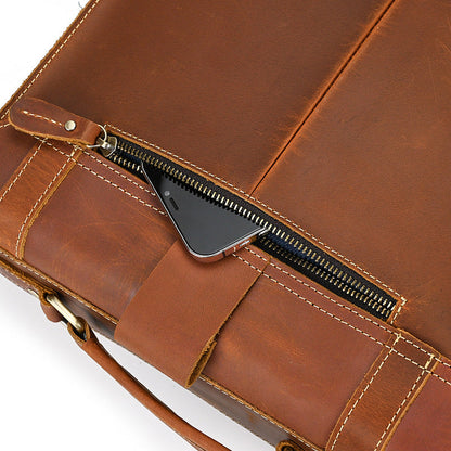 Leder-Rucksack mit umklappbarer Rückseite | GIRONA