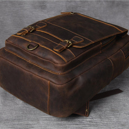 Rucksack aus hellbraunem Leder | MORITZ