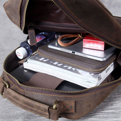 Rucksack aus echtem Leder | OXFORD