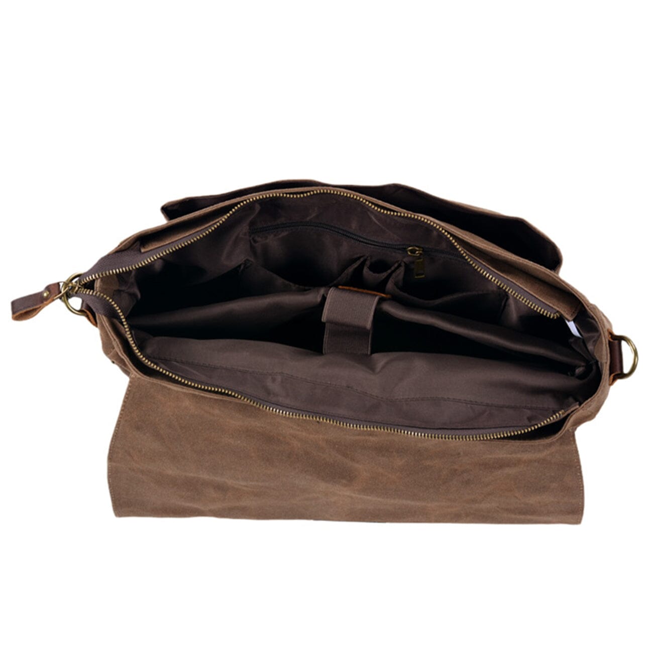 Messenger-Tasche aus Canvas und Leder | BRUGES