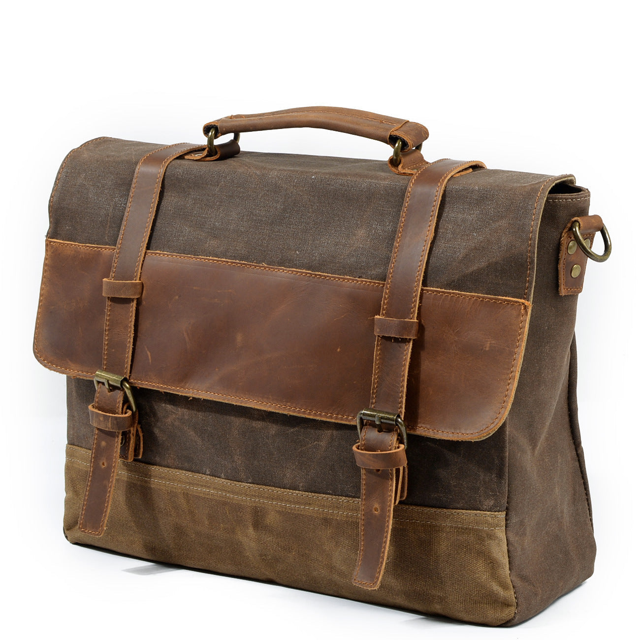 Messenger-Tasche aus gewachstem Canvas | MOKALO